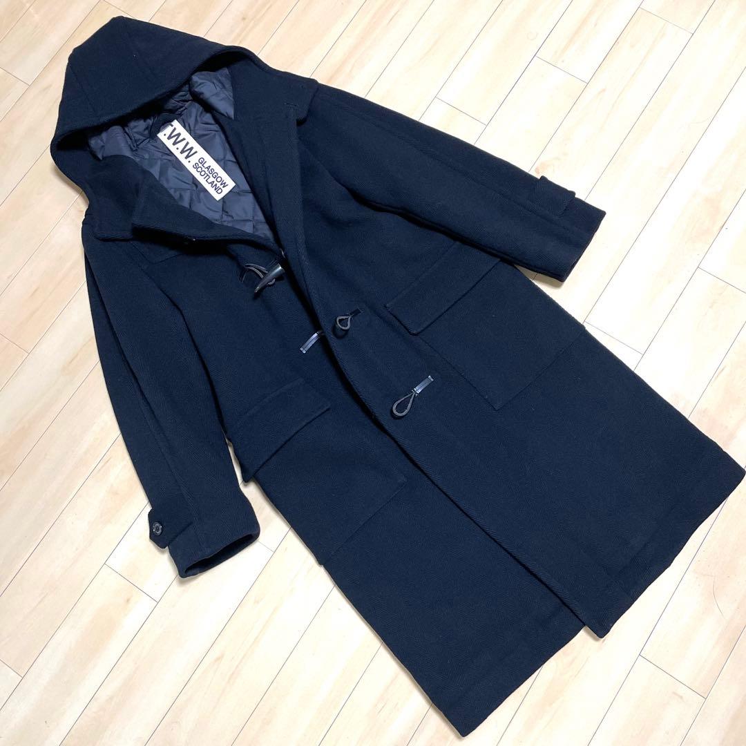 新品　トラディショナルウェザーウェア ダッフルコート　HOPKINS 黒