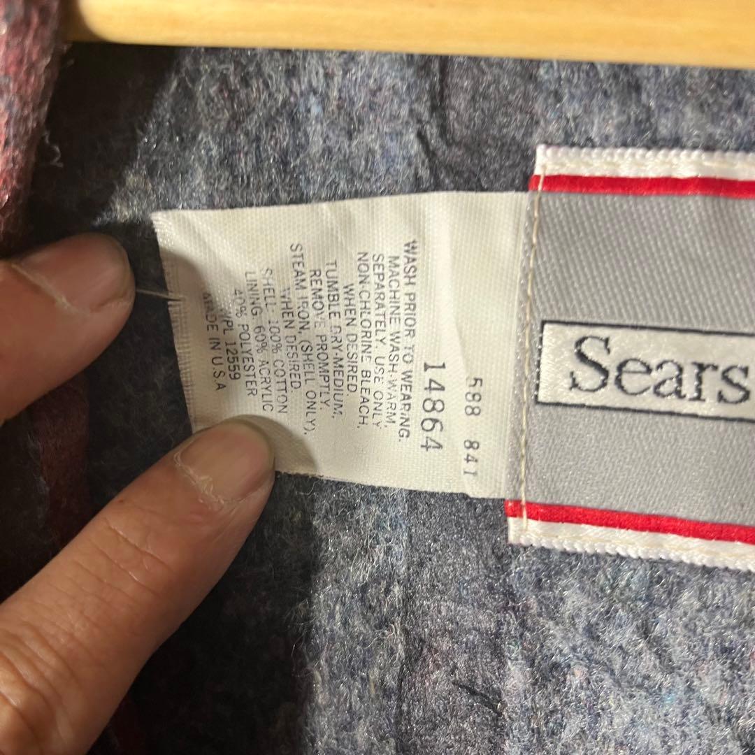 0*4様 ビンテージ　70s usa sears デニムカバーオール　ブランケッ