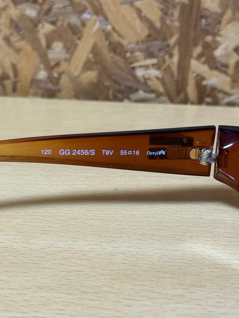 GUCCI サングラス Gロゴ GG2456/S T8V ブラウン系
