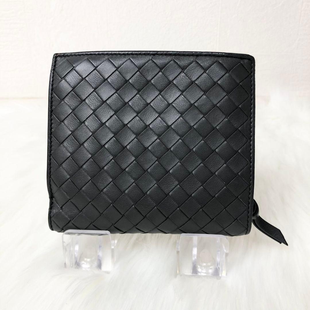 【極美品】BOTTEGA VENETA 二つ折り財布 イントレチャート 保存袋付