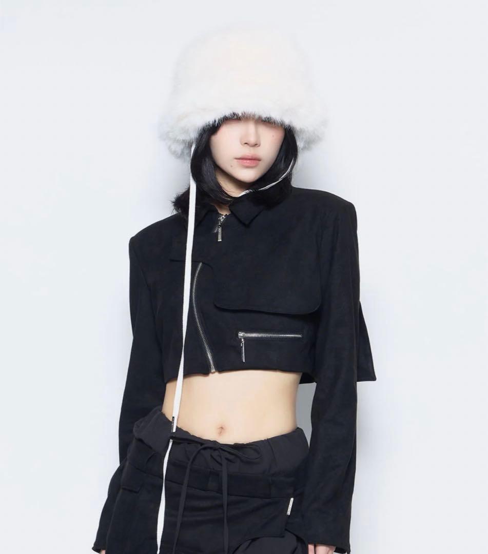 ジャケット・アウター theredthread S suede cutout jacket