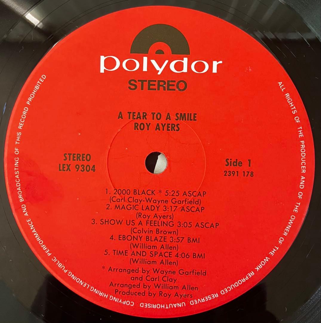 洋楽 Roy Ayers A Tear to a Smile LP