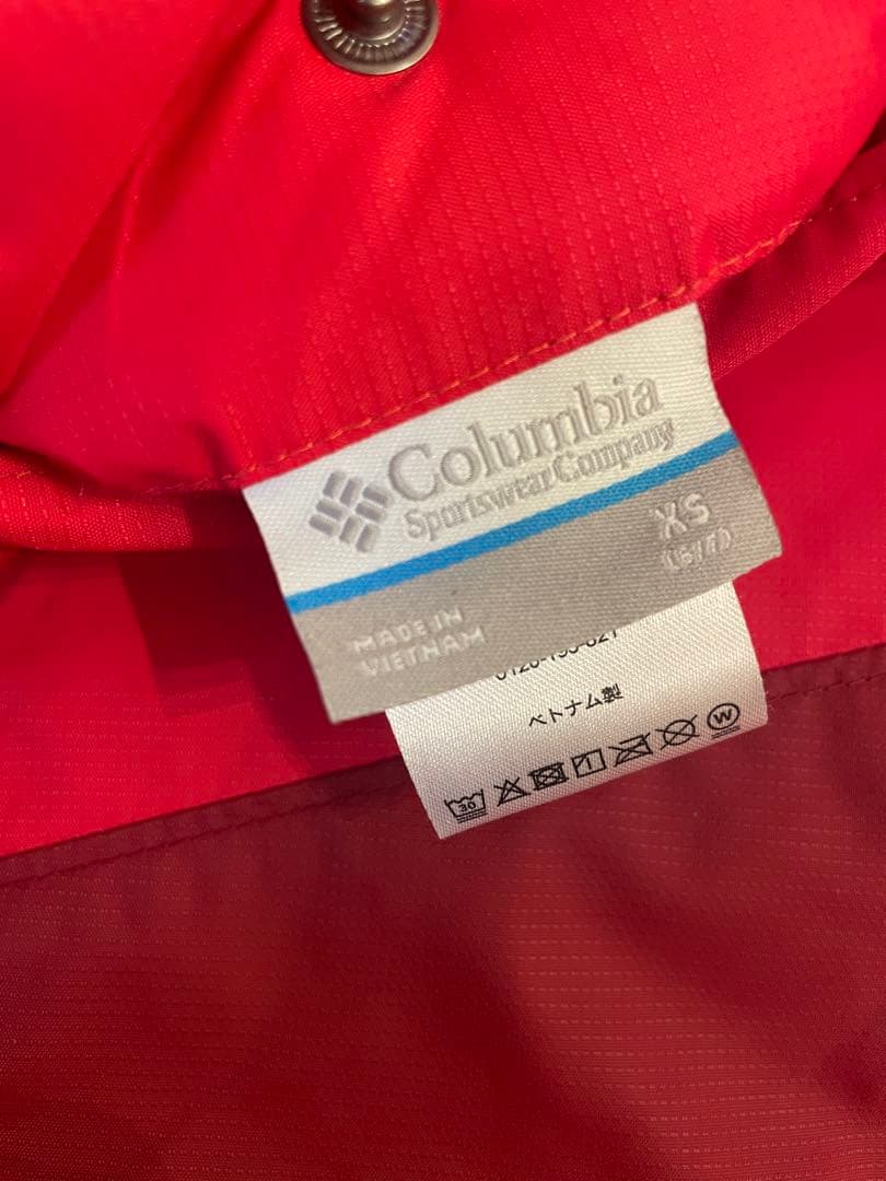 Columbia コロンビア スキーウェア キッズ　赤　XS（120㎝相当）