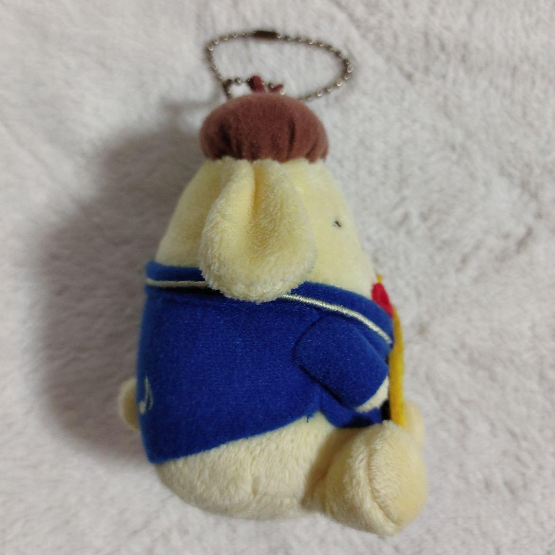 ポムポムプリン ホルン マスコット ぬいぐるみ (ボールチェーン付き)