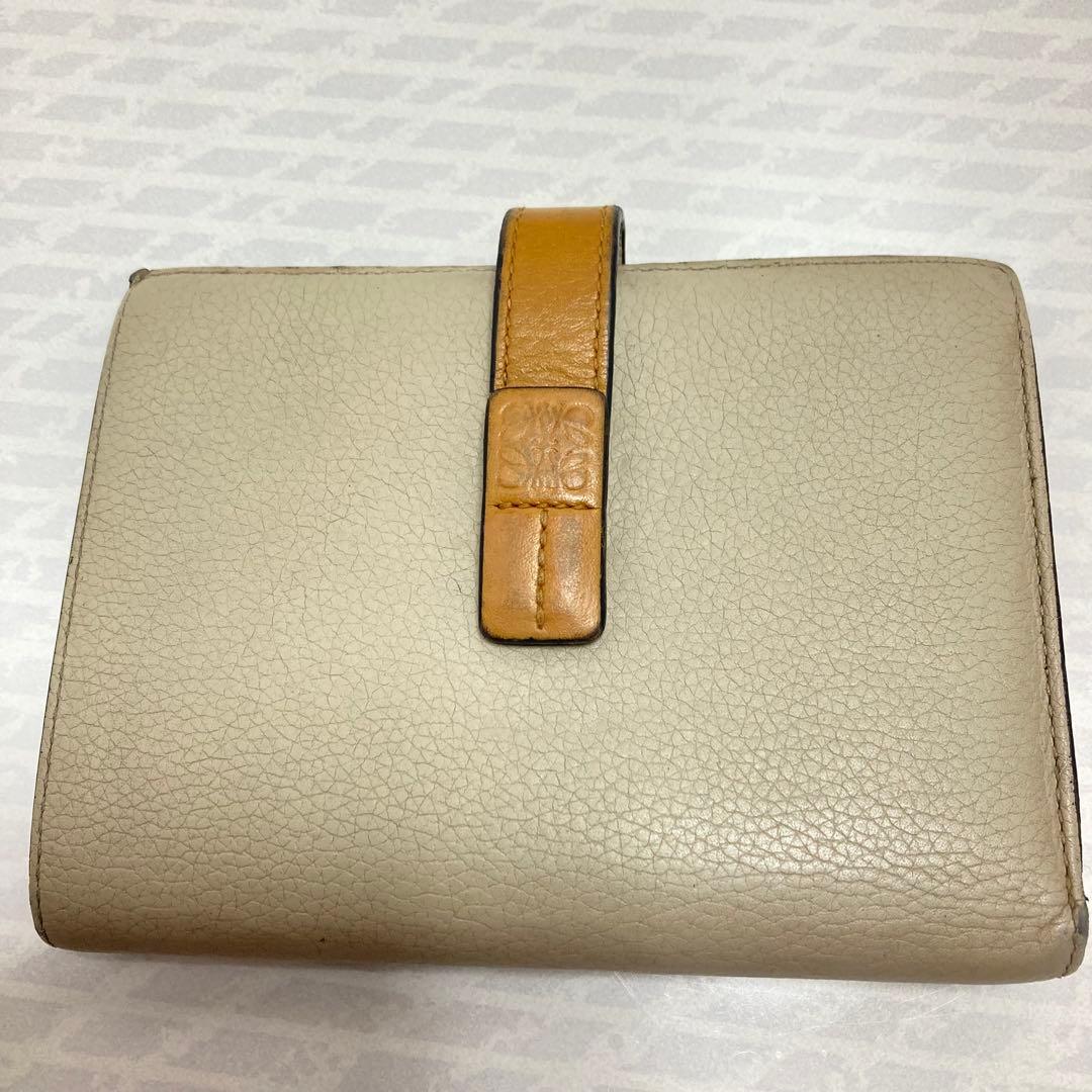 LOEWE ロエベ バーティカルウォレット 二つ折り財布 ソフトグレインカーフ