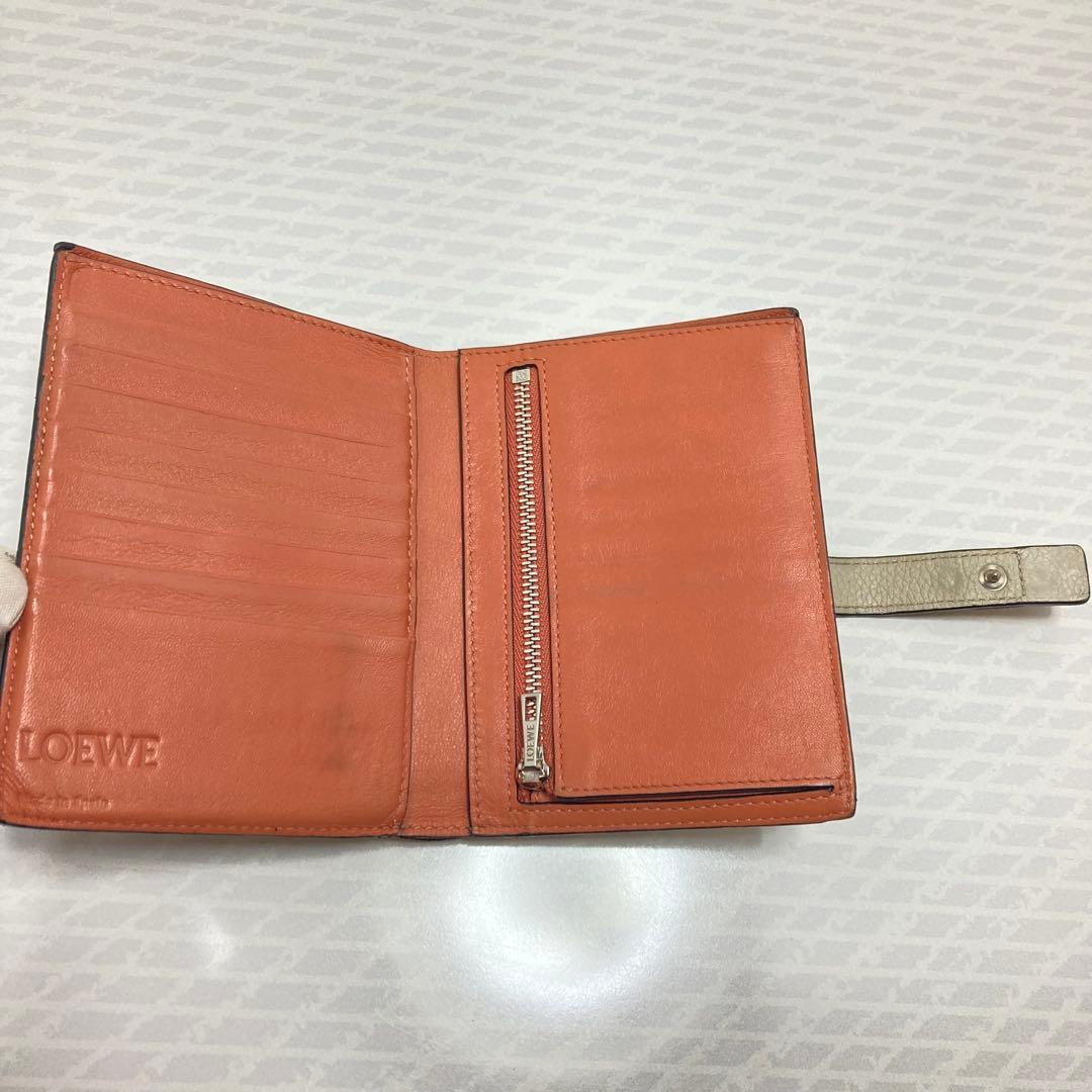 LOEWE ロエベ バーティカルウォレット 二つ折り財布 ソフトグレインカーフ