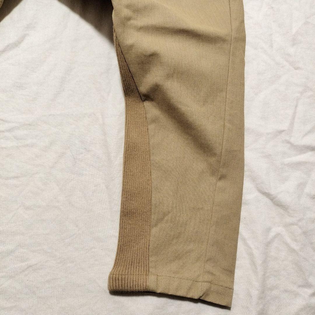 CAMBIO カンビオ ツータック サルエルパンツ テーパードパンツ ベージュ
