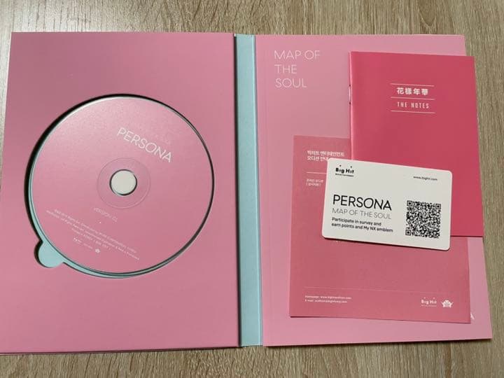 BTS MAP OF THE SOUL PERSONA 4形態　トレカ付き　中古