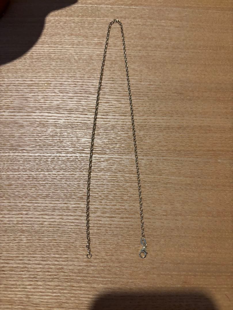 9金　イギリス輸入　ネックレス　40cm