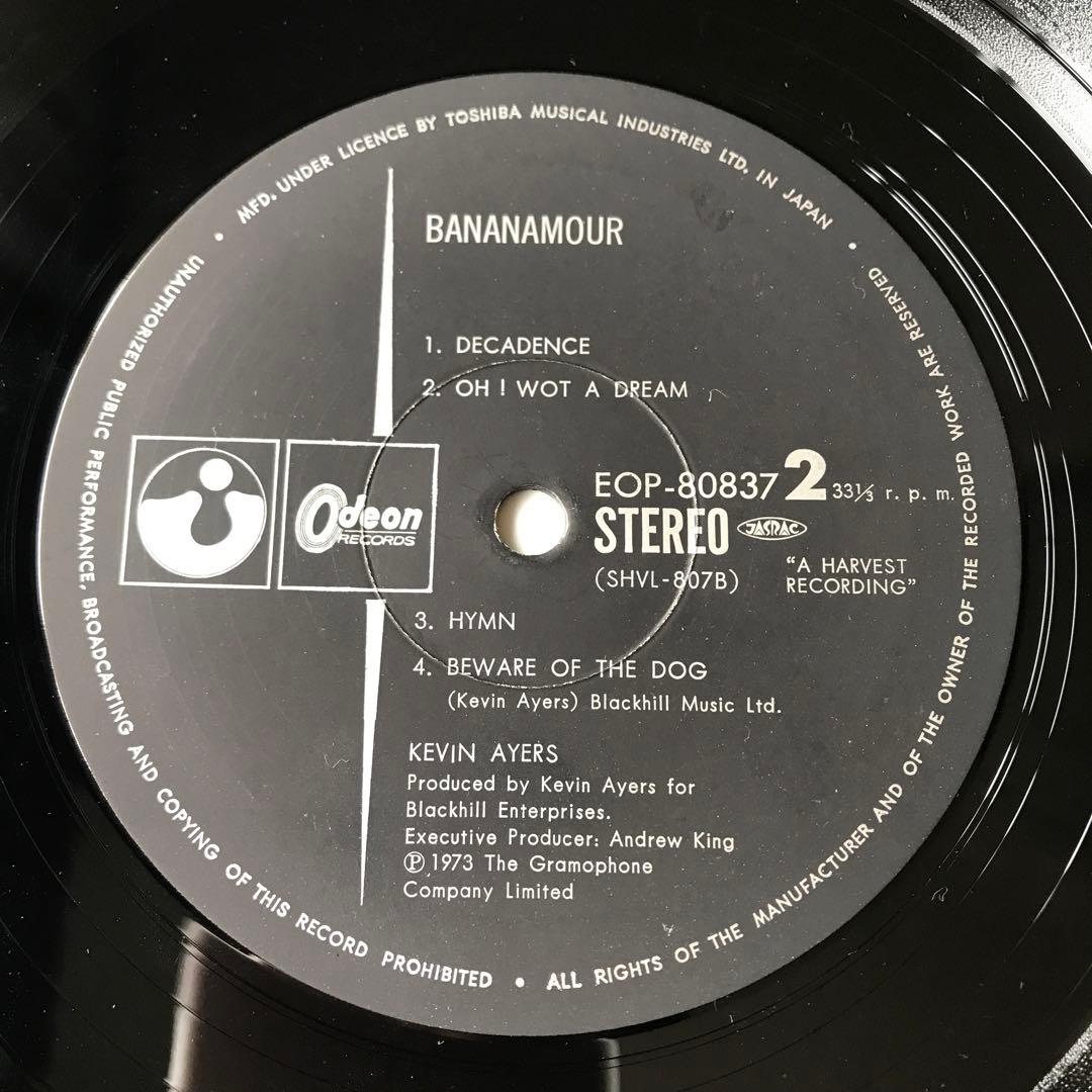 KEVIN AYERS bananamour レコードLP