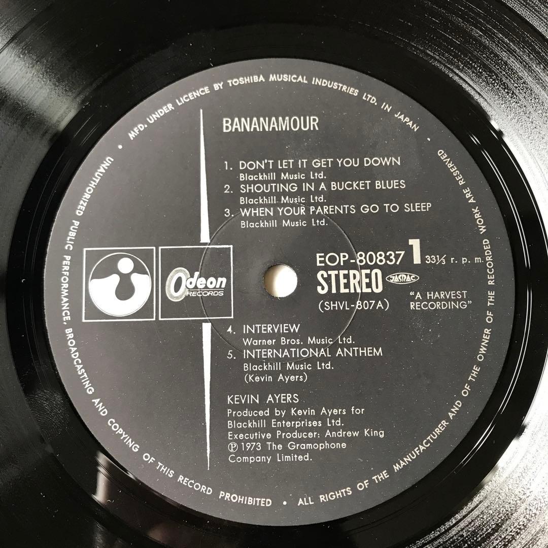 KEVIN AYERS bananamour レコードLP