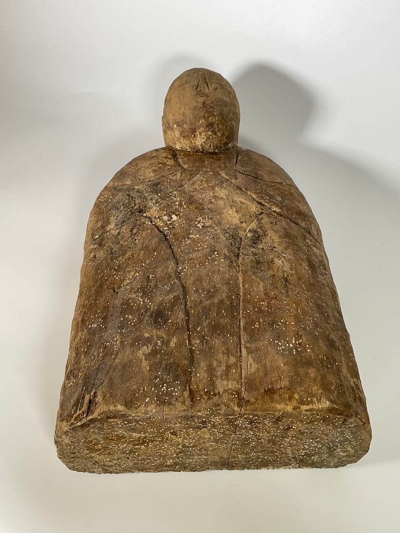 古い木彫仏　民間仏　木地師　地蔵　民藝　仏像　仏教美術　高さ約40cm
