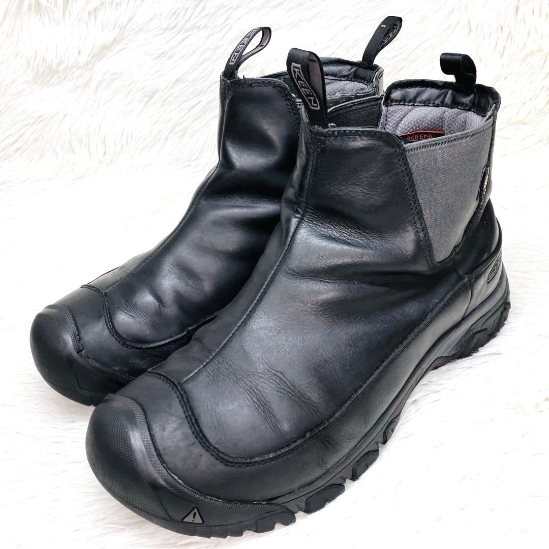 【KEEN】キーン27.5㌢アンカレッジ ブーツ ウォータープルーフ　サイドゴア