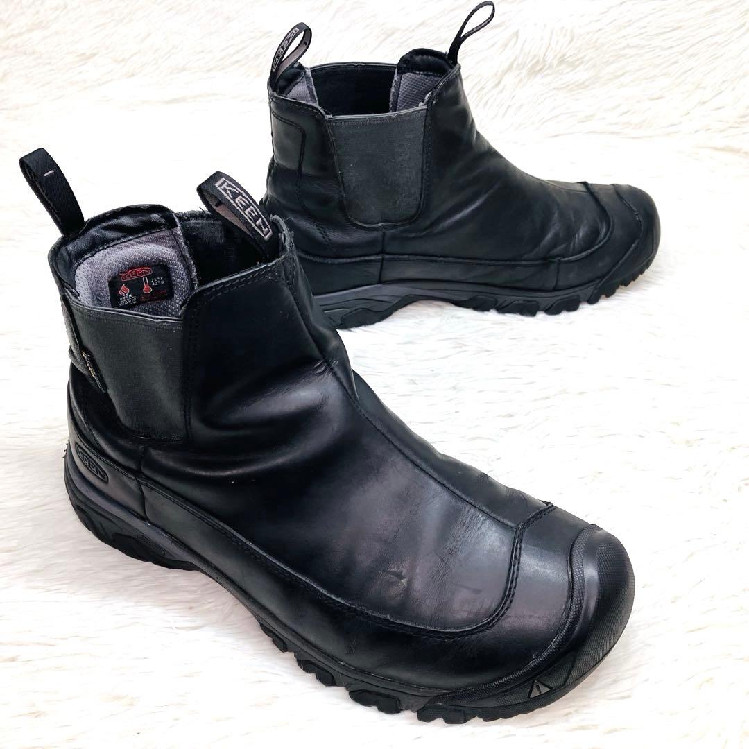 【KEEN】キーン27.5㌢アンカレッジ ブーツ ウォータープルーフ　サイドゴア