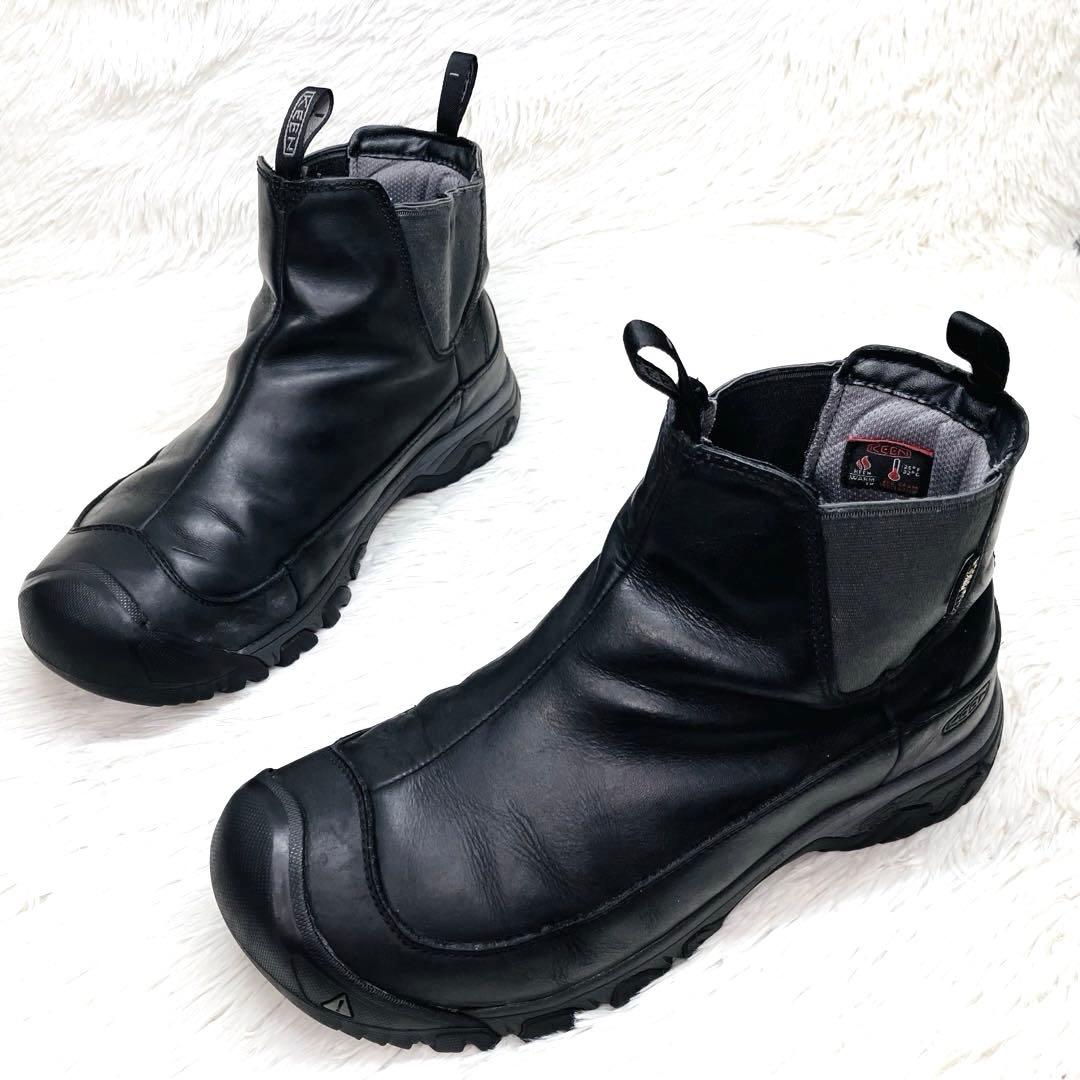 【KEEN】キーン27.5㌢アンカレッジ ブーツ ウォータープルーフ　サイドゴア