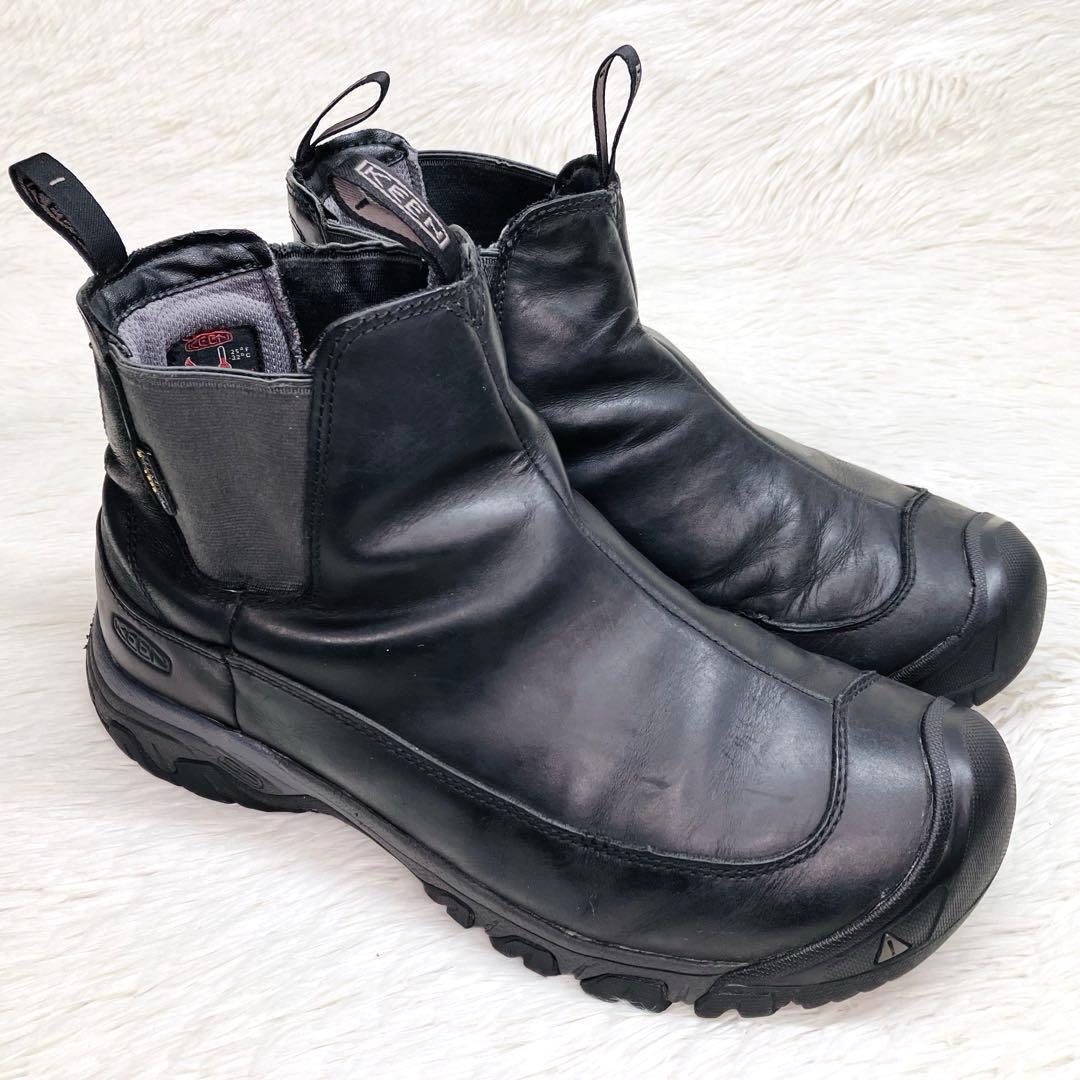 【KEEN】キーン27.5㌢アンカレッジ ブーツ ウォータープルーフ　サイドゴア