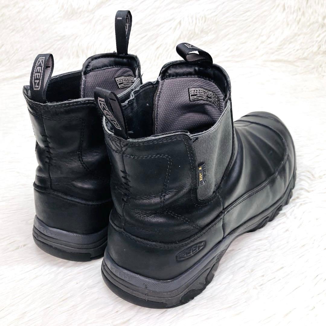 【KEEN】キーン27.5㌢アンカレッジ ブーツ ウォータープルーフ　サイドゴア