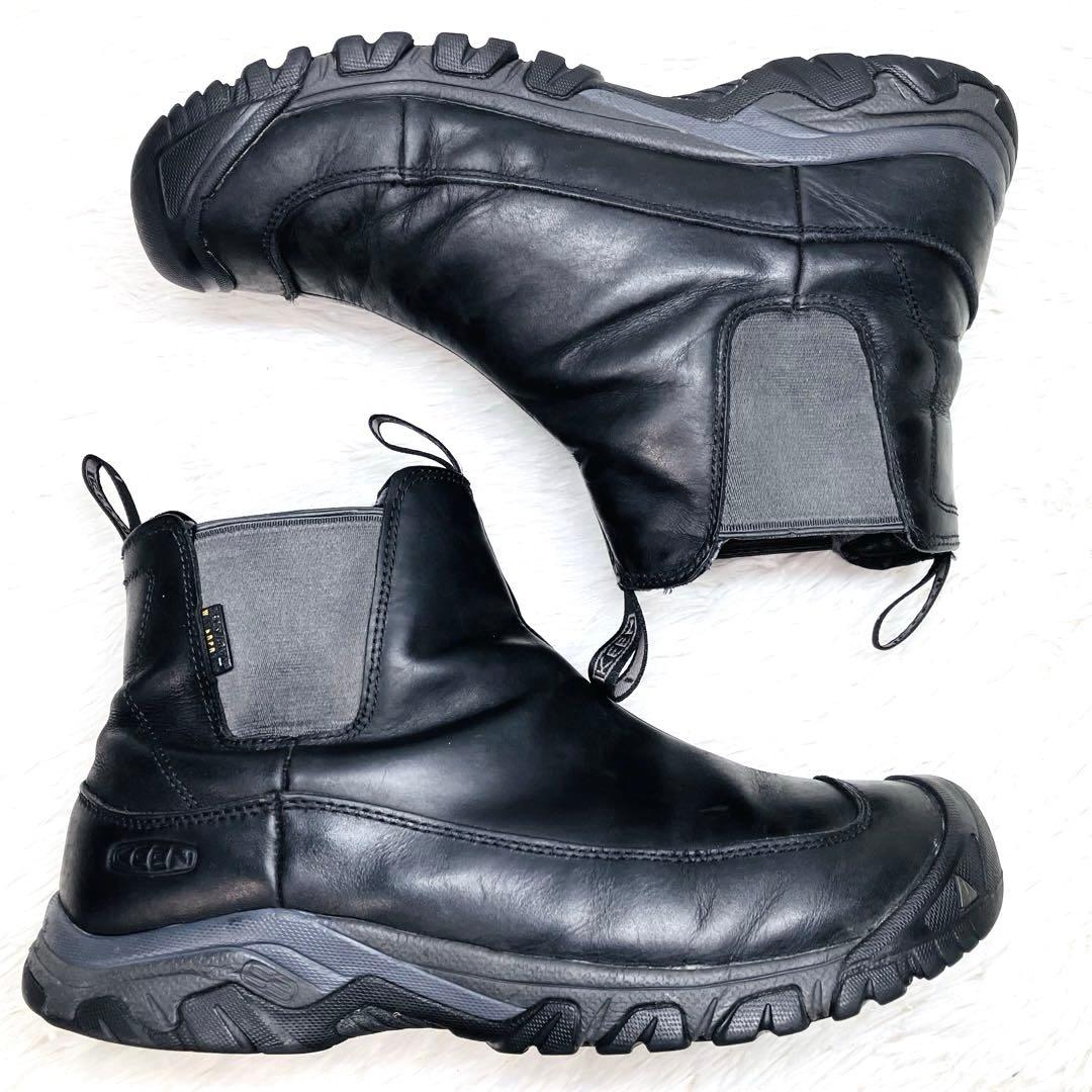 【KEEN】キーン27.5㌢アンカレッジ ブーツ ウォータープルーフ　サイドゴア