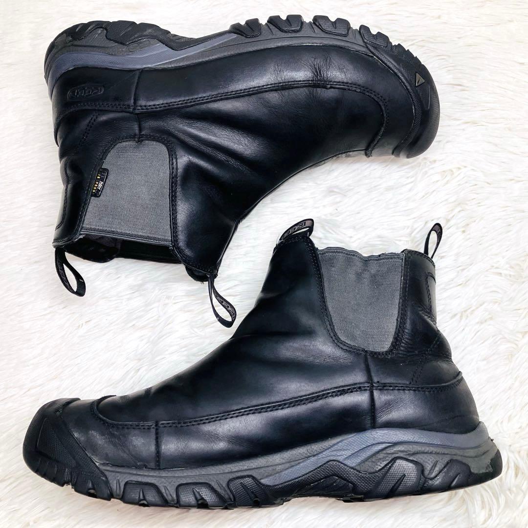 【KEEN】キーン27.5㌢アンカレッジ ブーツ ウォータープルーフ　サイドゴア