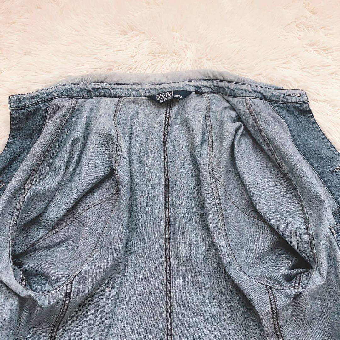 美品 入手困難 Ralph lauren カバーオール　デニム　XL 大戦モデル