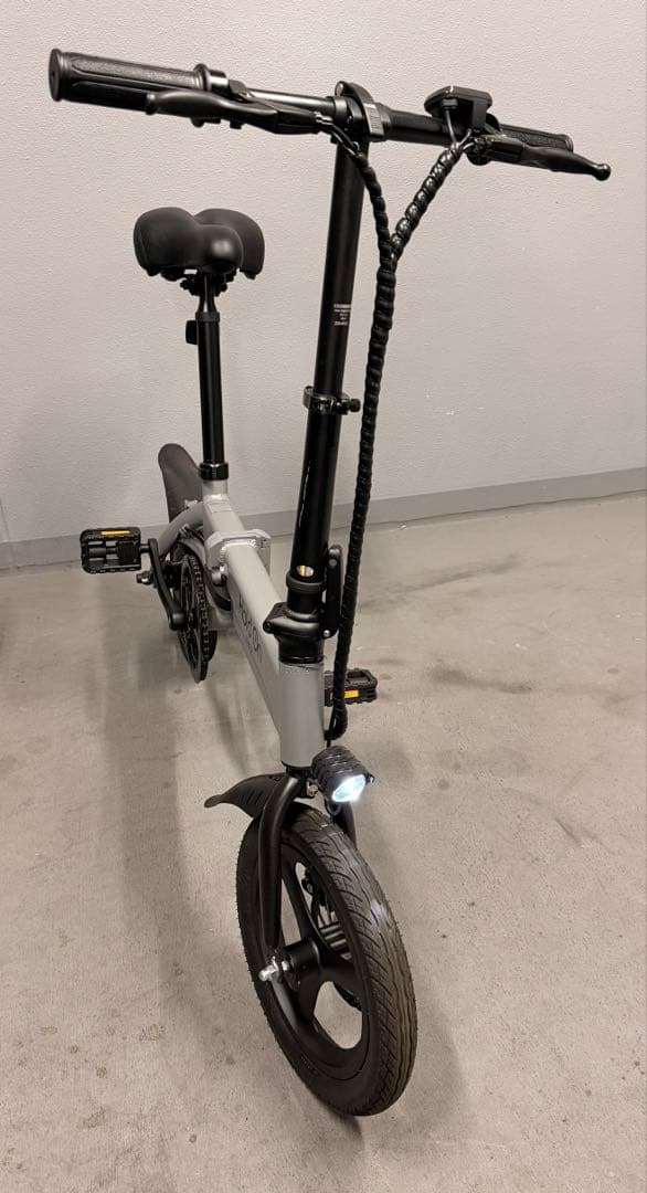 HoldOn ホールドオン Q1J 折り畳み 電動アシスト自転車　ステルスグレー