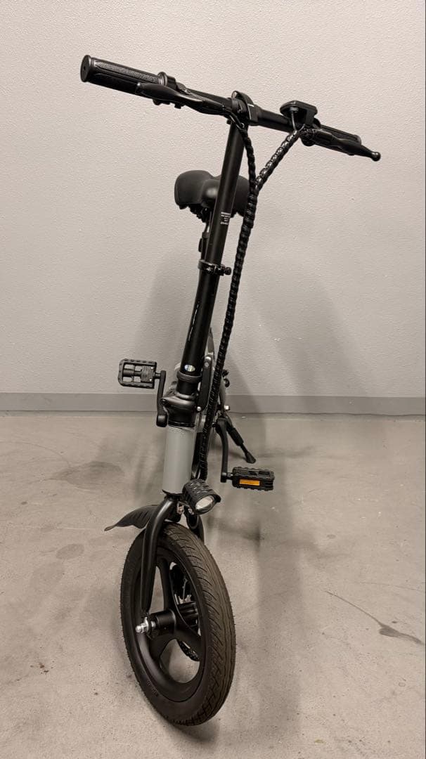 HoldOn ホールドオン Q1J 折り畳み 電動アシスト自転車　ステルスグレー