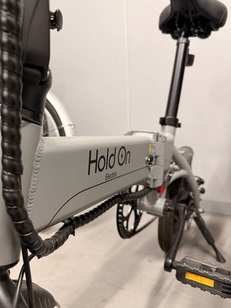 HoldOn ホールドオン Q1J 折り畳み 電動アシスト自転車　ステルスグレー
