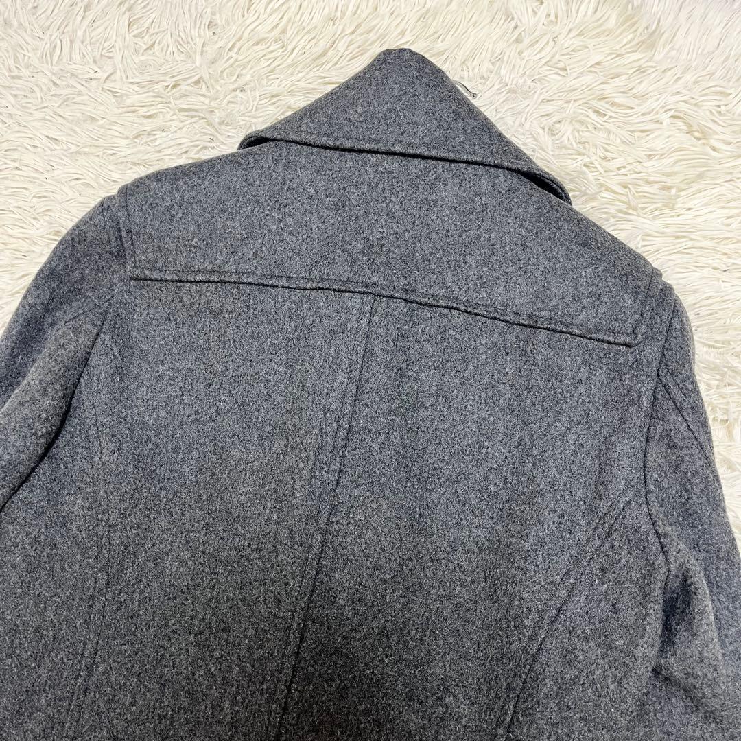 美品✨キャサリンハムネットロンドン ダッフルコート ウール グレー L トグル釦