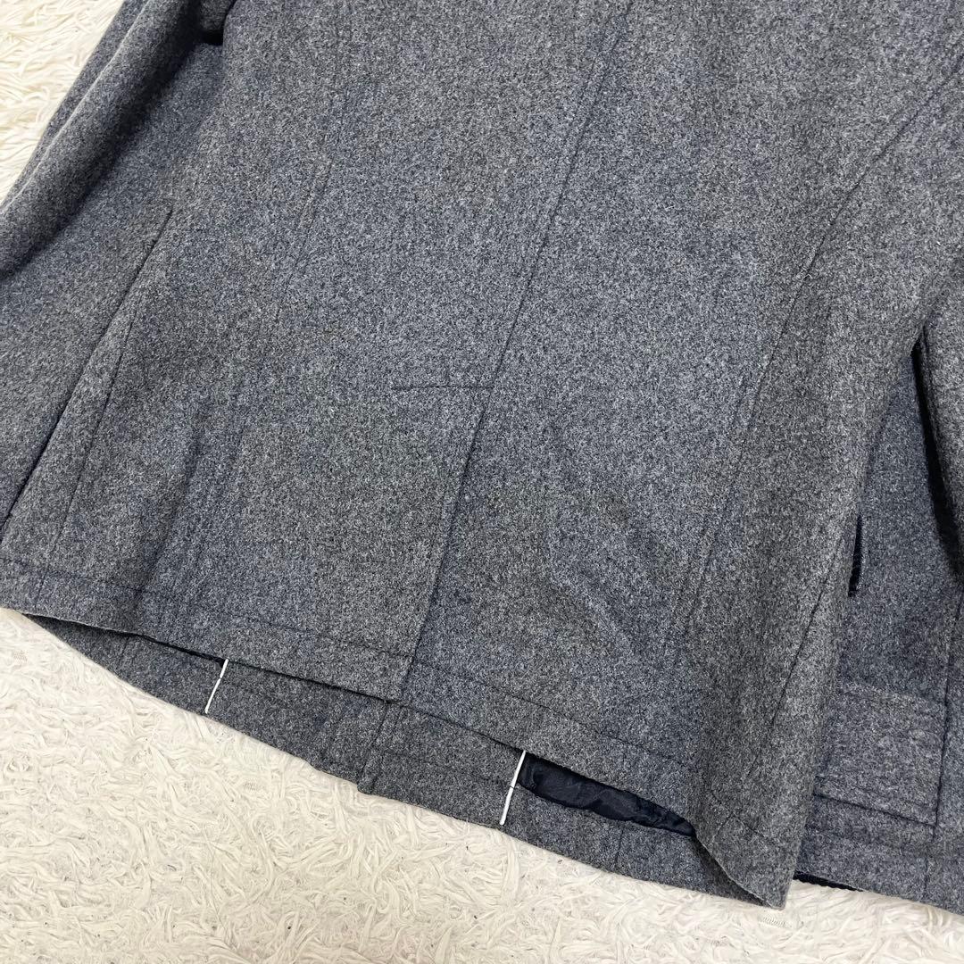 美品✨キャサリンハムネットロンドン ダッフルコート ウール グレー L トグル釦