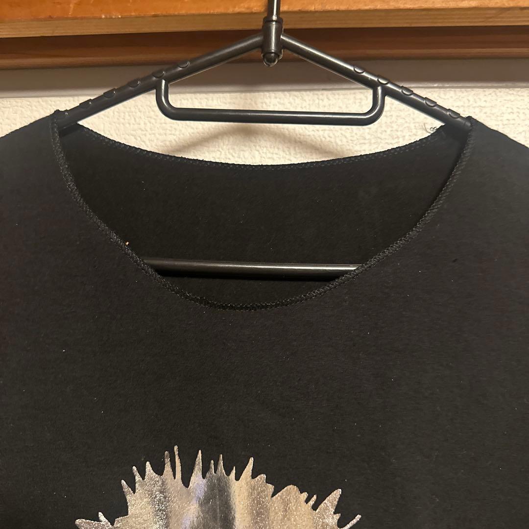 LUCIEN PELLAT FINETスカルプリント ブラック 長袖Tシャツ