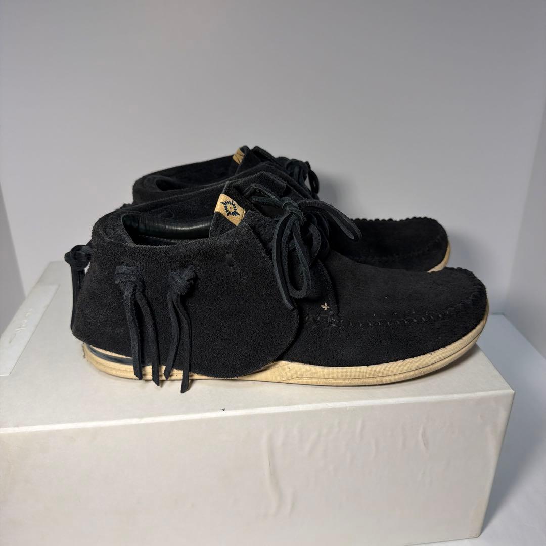 靴 visvim FBT LHAMO FOLK BLACK M9 27.0cm