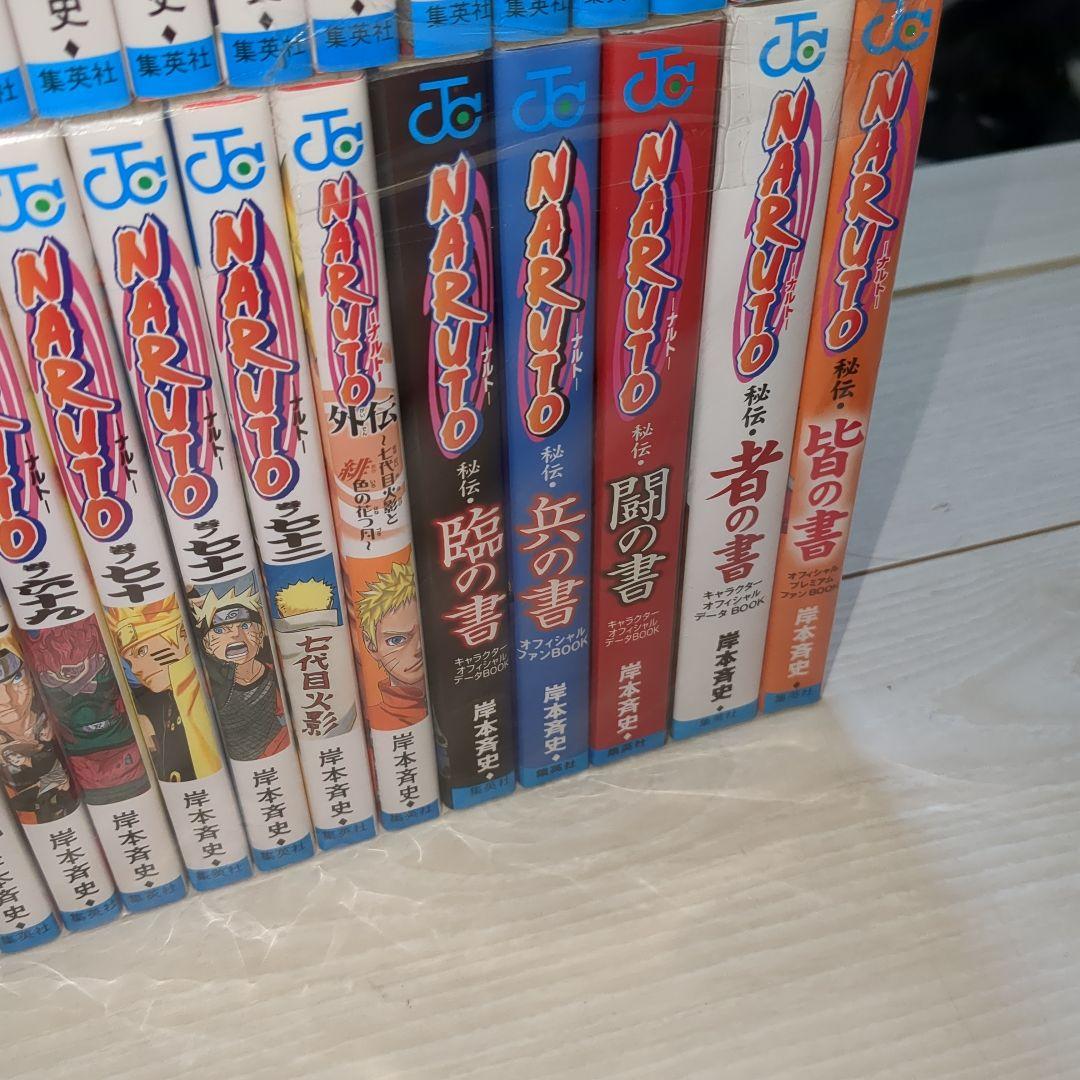 極美品　NARUTO全巻+関連本6冊