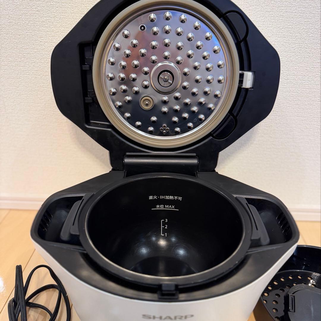 SHARP ホットクック 1.6L KN-HW16G-W