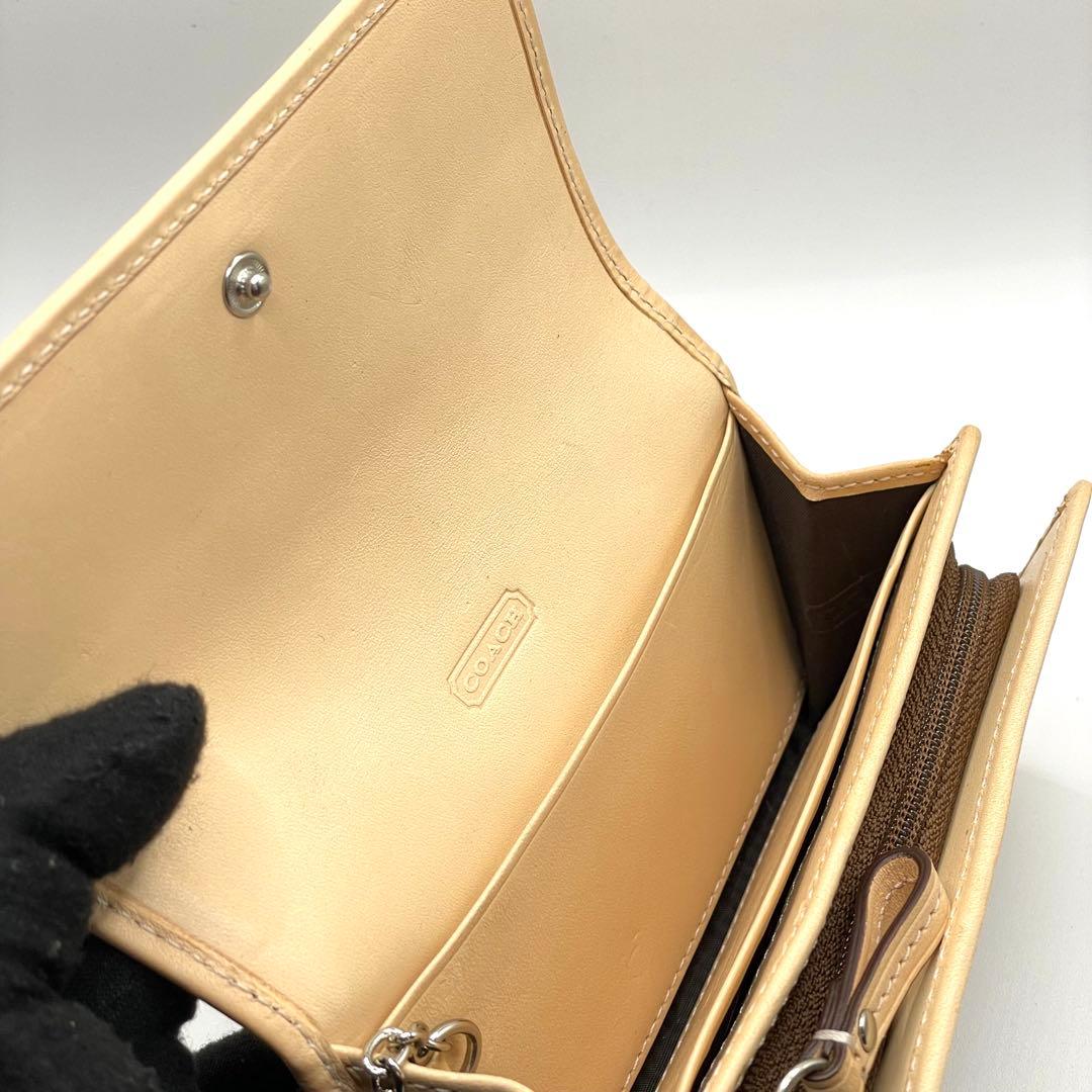 ✨未使用タグ付✨COACH コーチ 二つ折財布 ケース キーリング付き