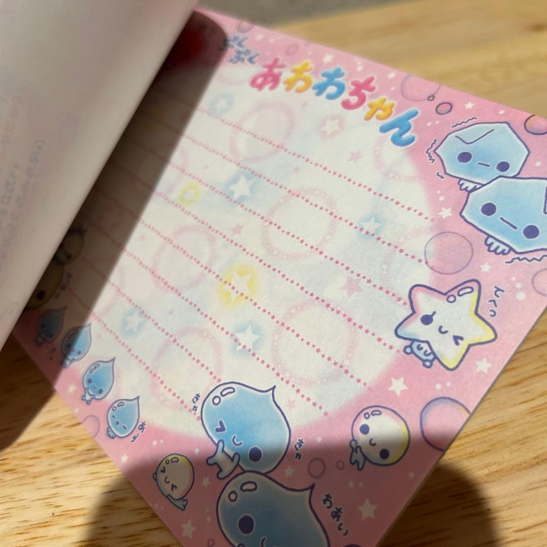 平成レトロ　メモ帳　ぷくぷくあわわちゃん　平成女児