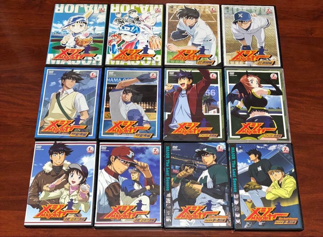 ケース付 メジャー1st〜6thシーズン+2nd 全巻完結セット dvd