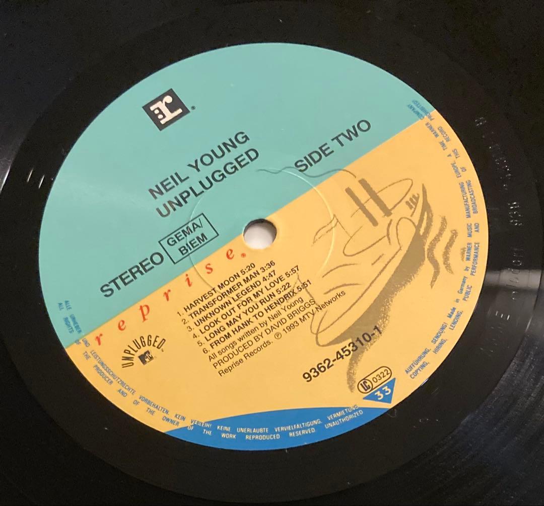 ◾️EUオリジナル盤/稀少盤◾️NEIL YOUNG / ニールヤング ◾️Unplu