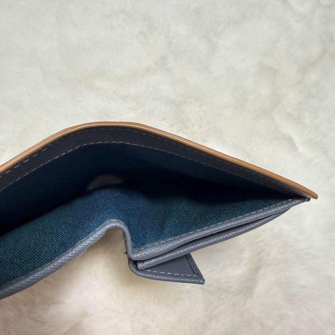 Gonte678　未使用級　MARNI マルニ　二つ折り財布　グレー