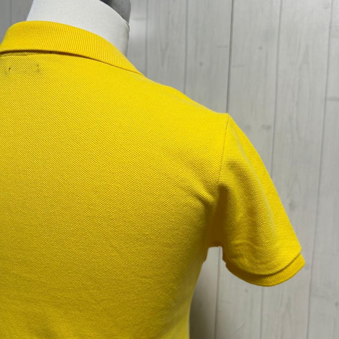 ★極上品★ ポロ ラルフローレン ポロシャツ ビッグポニー イエロー ブルー S