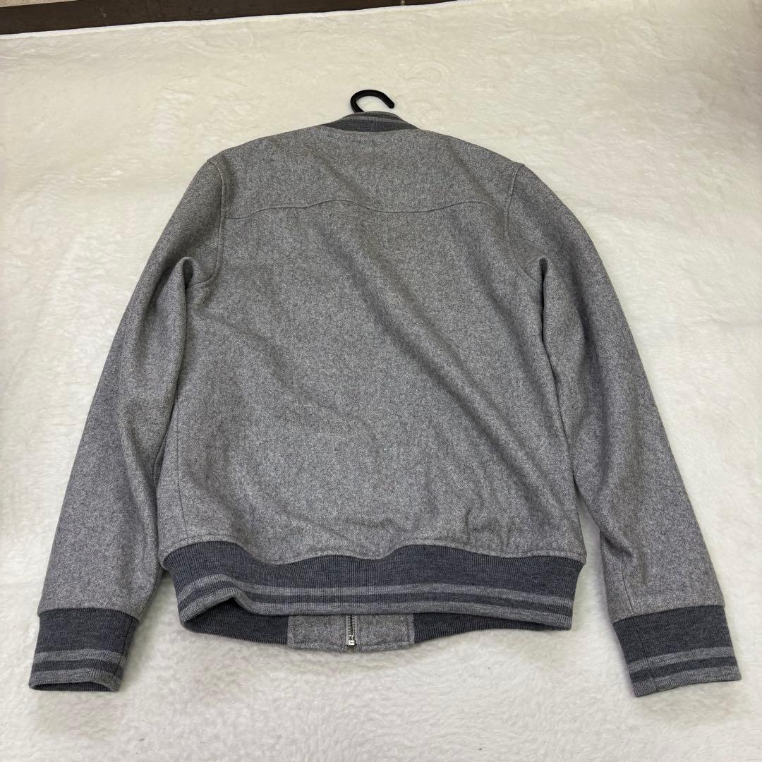 美品　FRED PERRY グレー スイングトップ　ウール　ジャンパー Sサイズ