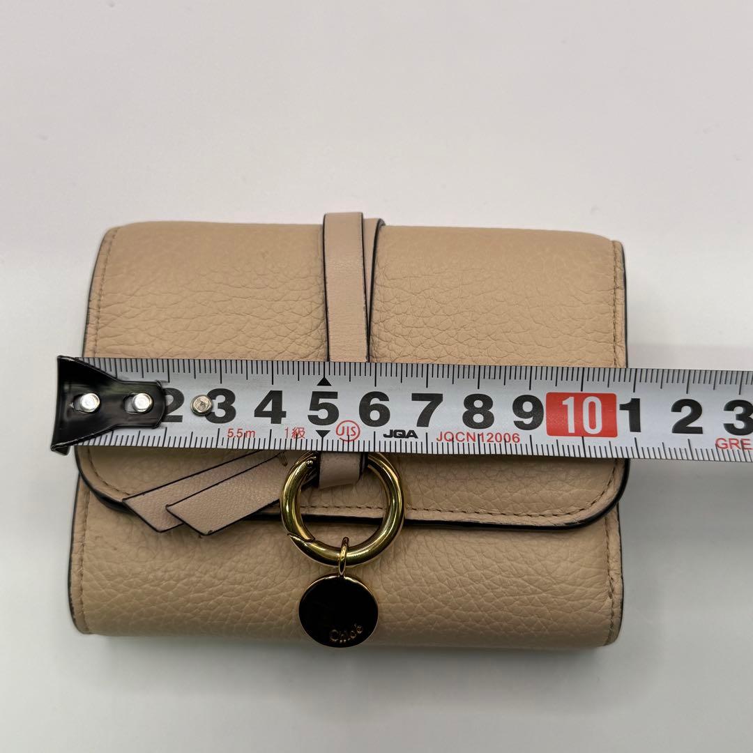 Chloé 三つ折り財布 ベージュ【2】¨̮⃝