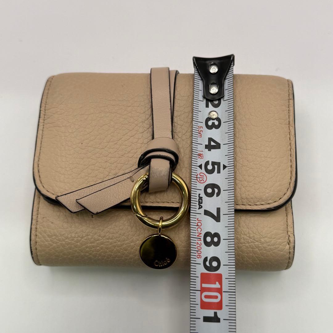 Chloé 三つ折り財布 ベージュ【2】¨̮⃝