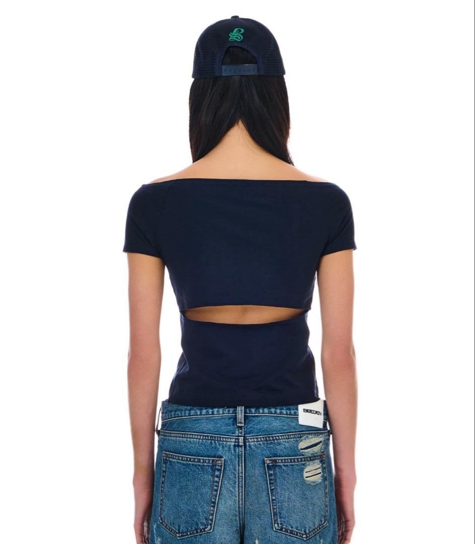 beeden OFF SHOULDER FIT TEE ビーデン