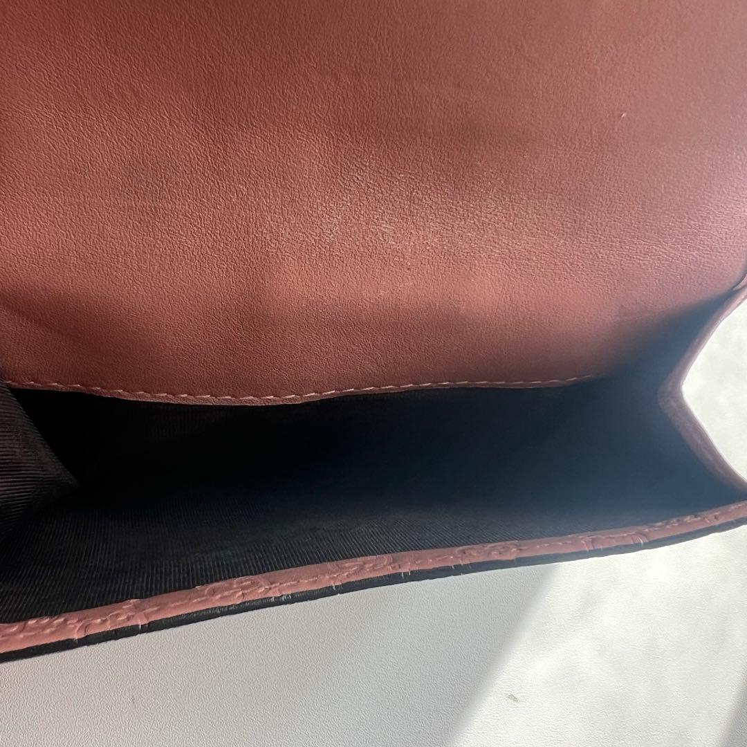 200 極上美品 GUCCI グッチ マイクロシマ 2つ折り財布