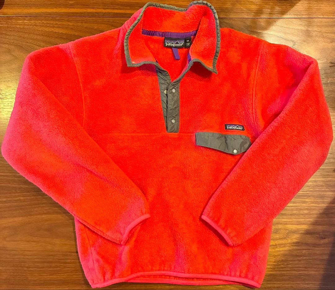 パタゴニアPatagoniaシンチラスナップt ピンク 90'usa製
