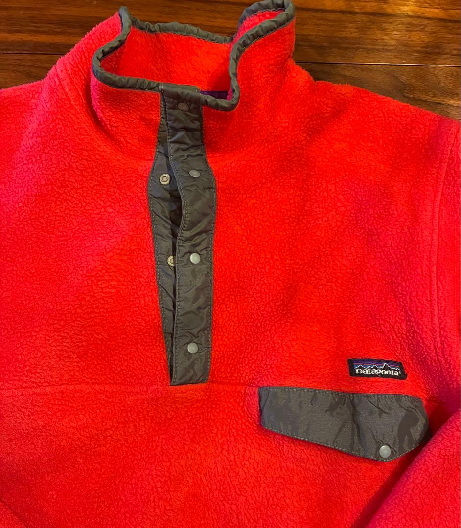 パタゴニアPatagoniaシンチラスナップt ピンク 90'usa製