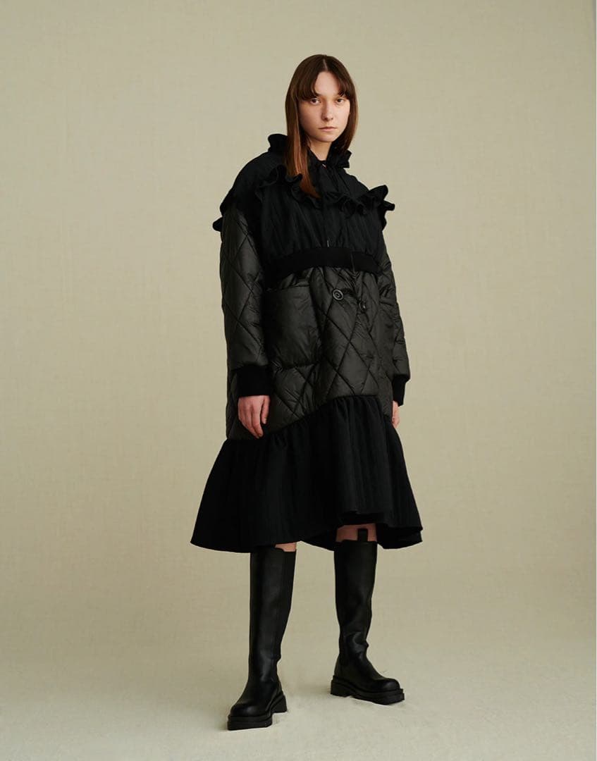 old honey 22aw ロング　キルティング　アウター　オールドハニー