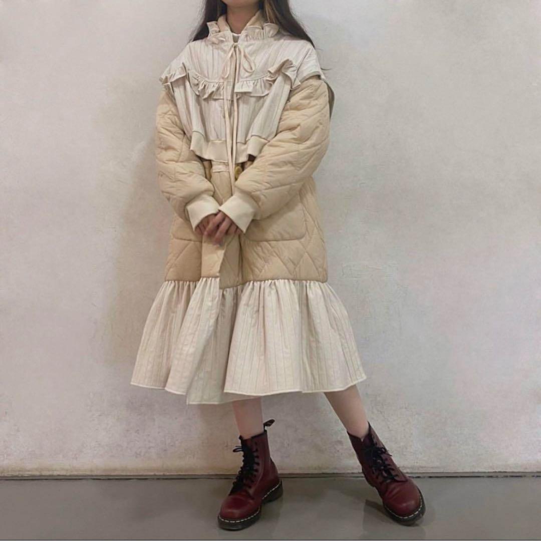 old honey 22aw ロング　キルティング　アウター　オールドハニー