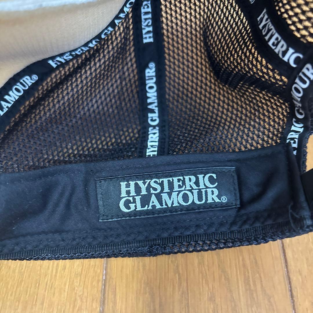 HYSTERIC GLAMOUR ヒステリックグラマー メッシュ キャップ 黒