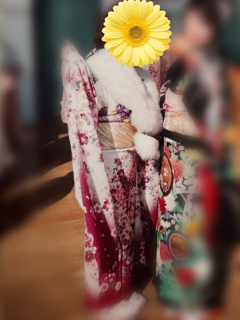 みい様　振袖・振り袖・成人式・白・ピンク